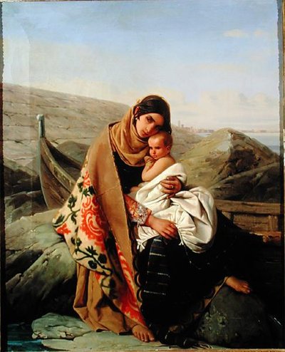 La Madre Feliz, 1834 de Louis Leopold Robert